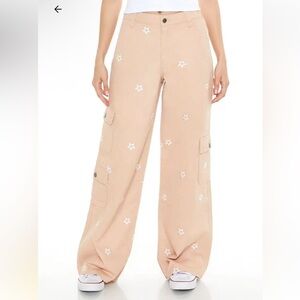 Forever 21 star print cargo pants